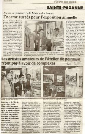 article du journal expo 2005