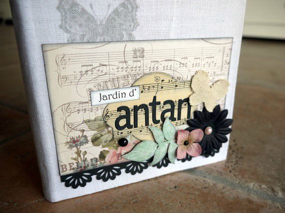 mini album Jardin d'Antan détail 1