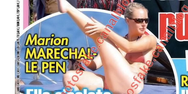 Marion Maréchal-Le Pen, en maillot à la plage