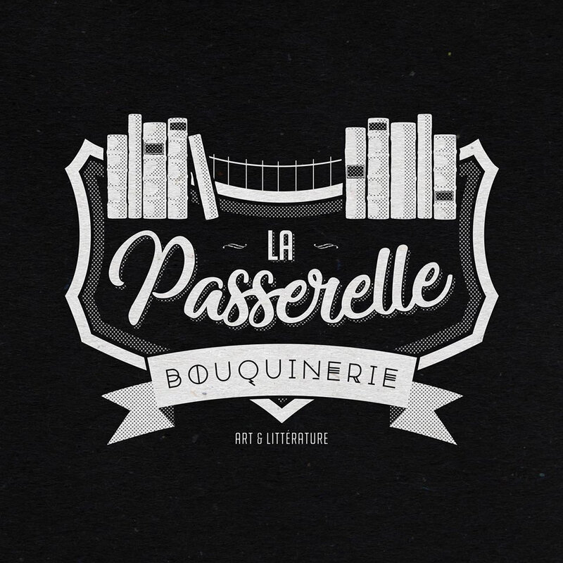 Bouquinerie La Passerelle Logo
