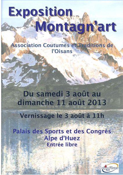 Affiche expo Montagn'Art 2