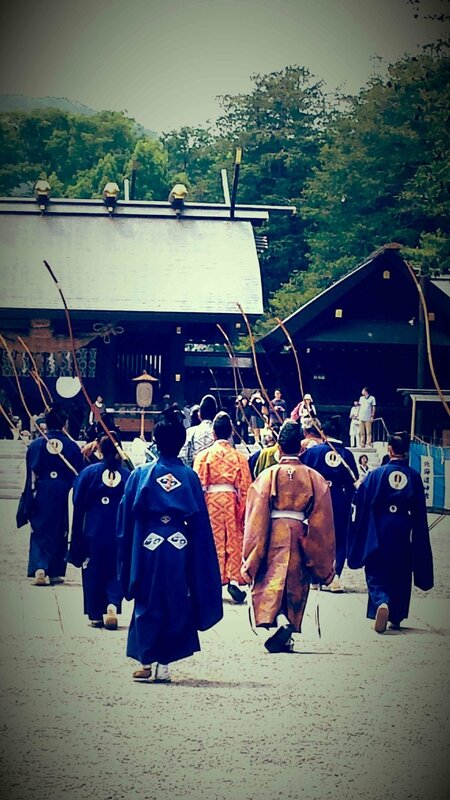 Maruyama Shrine festival Kyudo