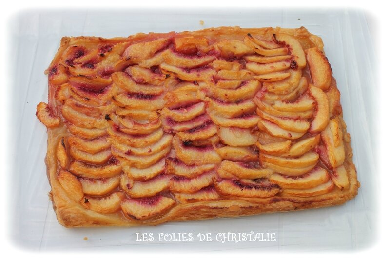 Tarte pêches 2