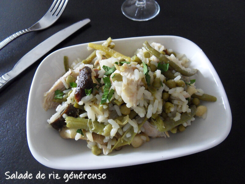 salade de riz généreuse