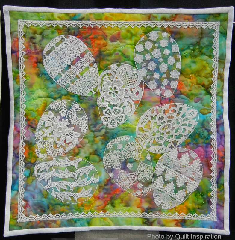 Spring by Jill Sheehan, 2014 Road2CA, closeup photo by Quilt Inspiration