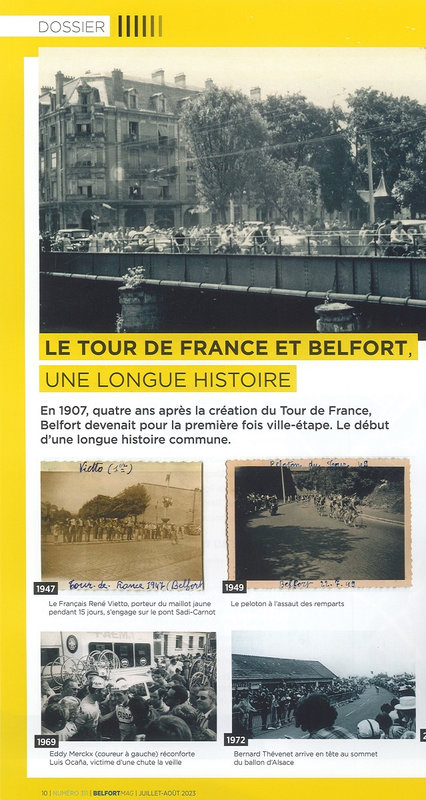 Tour de France 2013 Magazine Belfort Mag n°311 Juillet p10