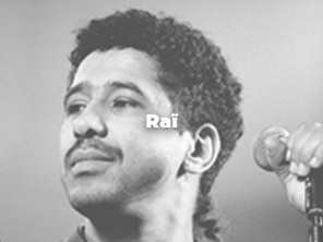 Cheb Khaled sur la pochette de la playlist « Raï » de Zikplay
