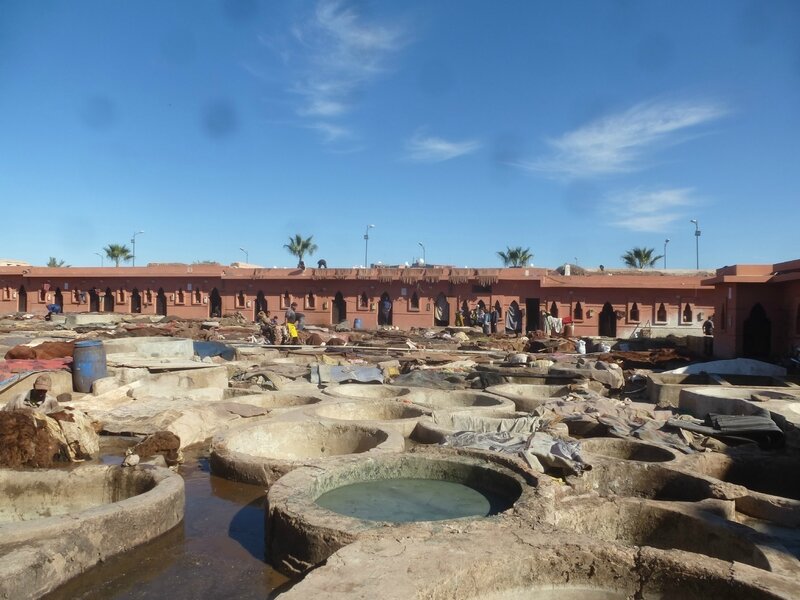 les tanneries de Marrakech (2)