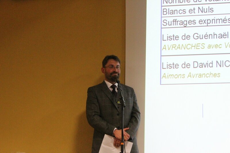 élections municipales Avranches 2014 David Nicolas discours