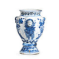 A blue and white 'Jesuit' jar, <b>Circa</b> <b>1610</b>-<b>1630</b>