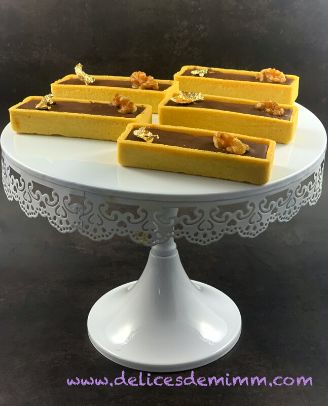 Fingers choco-caramel et noix