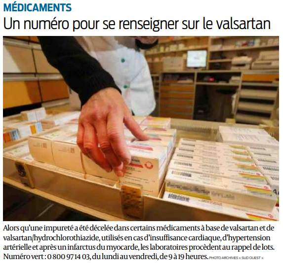 2018 07 31 SO Rappel de médicaments