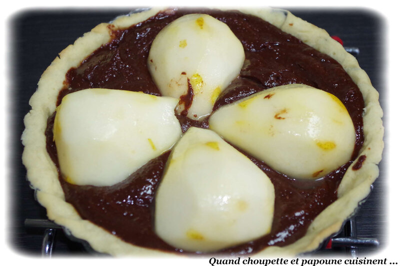 tarte poires et chocolat-6198