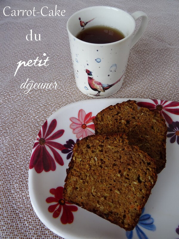 Carrot-cake du Petit Déjeuner