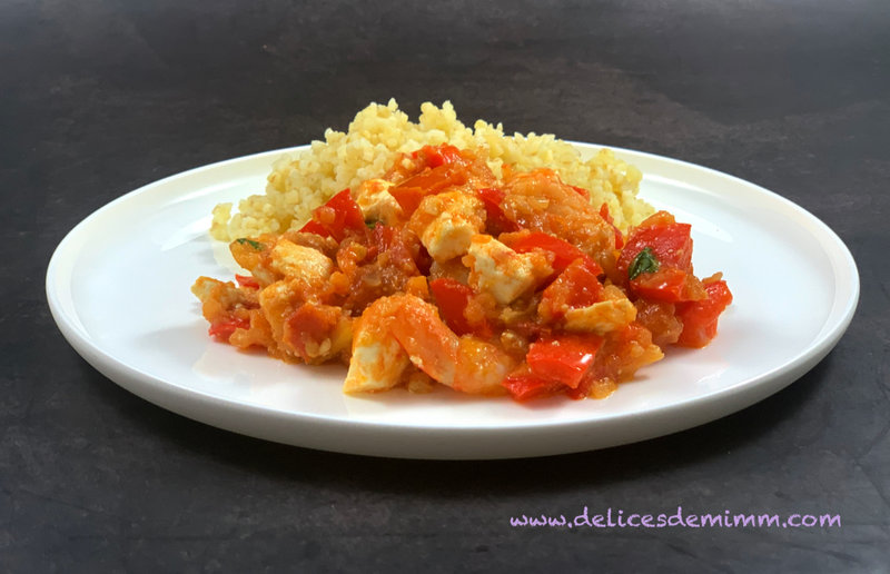 Crevettes Saganaki à la feta 5