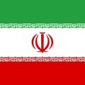 La carte et le drapeau de l'Iran