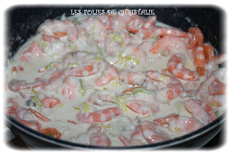 Crevettes à la crème 2