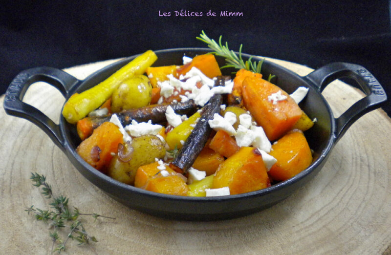 Légumes d’automne confits au four à la feta et au sirop d’érable 4