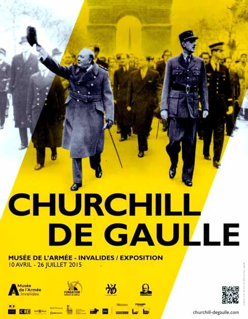 Exposition Churchill-de Gaulle Paris 2015