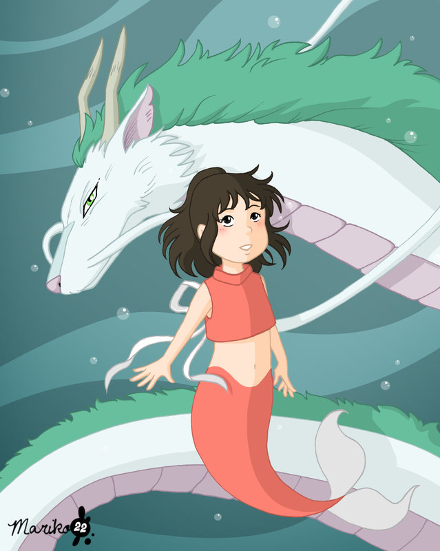 Chihiro et Haku copie