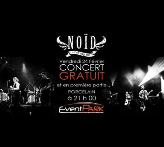 concert Noïd Porcelain Ponts Avranches Event Park 24 février 2017