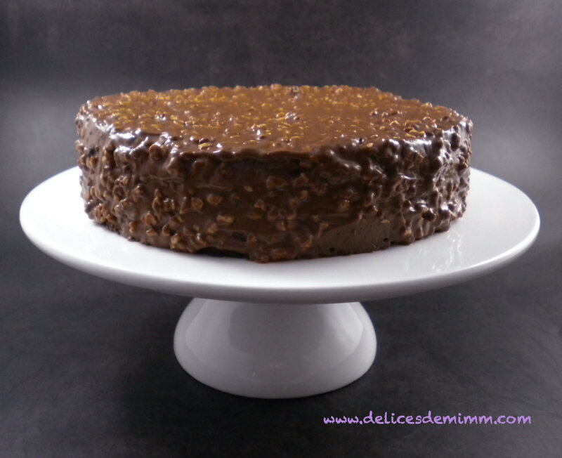 Le gâteau choco-noisettes