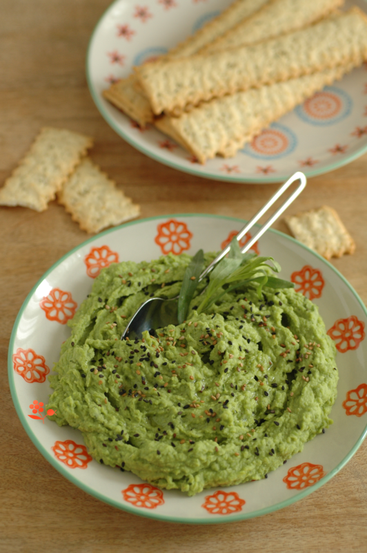 Houmous de fèves & petits pois à l'estragon_3