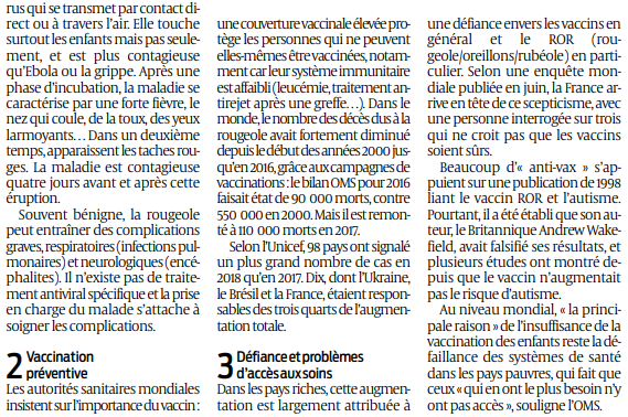 2019 08 30 SO Pouruoi la rougeole fait son grand retour notamment en Europe2
