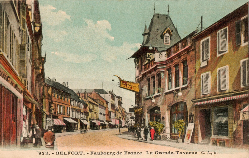 CPA Belfort Grande Taverne 1912-15
