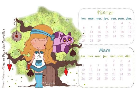 Calendrier FEV-MARS12