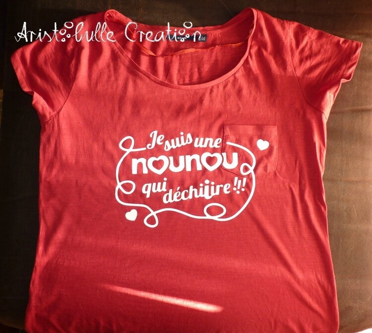 T-shirt nounou - 7 août 16