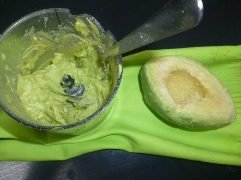 pulpe d'avocat