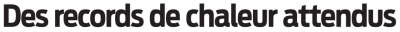 2020 09 14 SO Des records de chaleur attendus