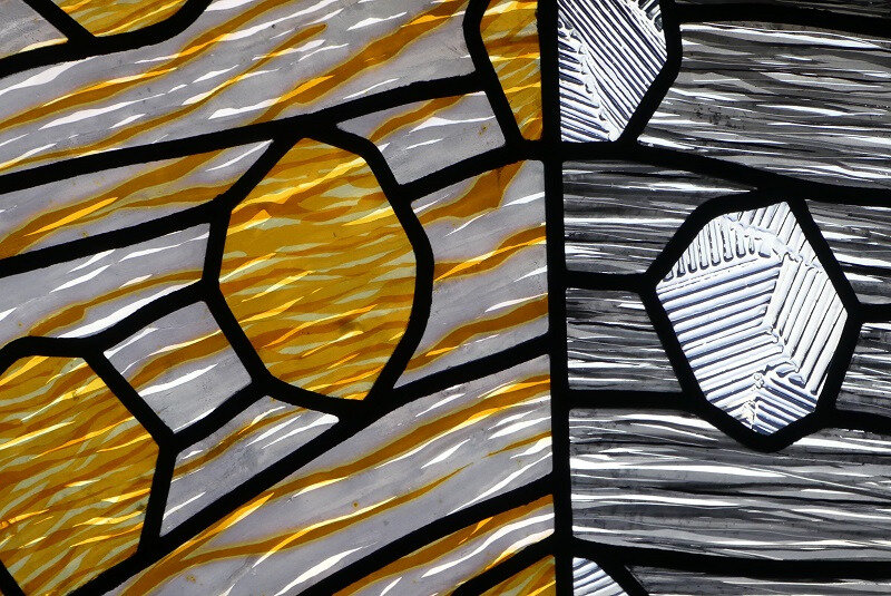 détail- vitrail temple protestant- clotilde gontel