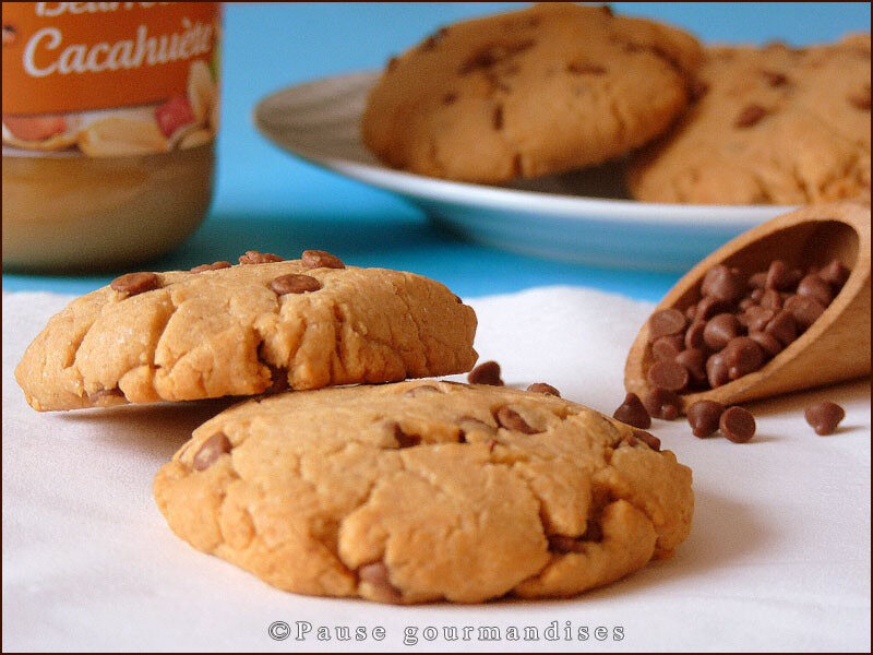 Cookies aux pépites de chocolat au lait et beurre de cacahuète (8)