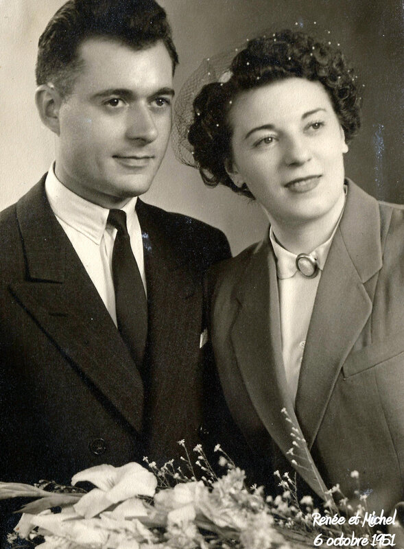 Renée et Michel 6 octobre 1951 a