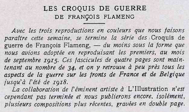 Flameng croquis de guerre