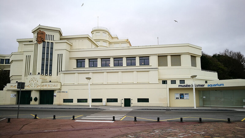 Biarritz, musée de la mer, entrée (64)