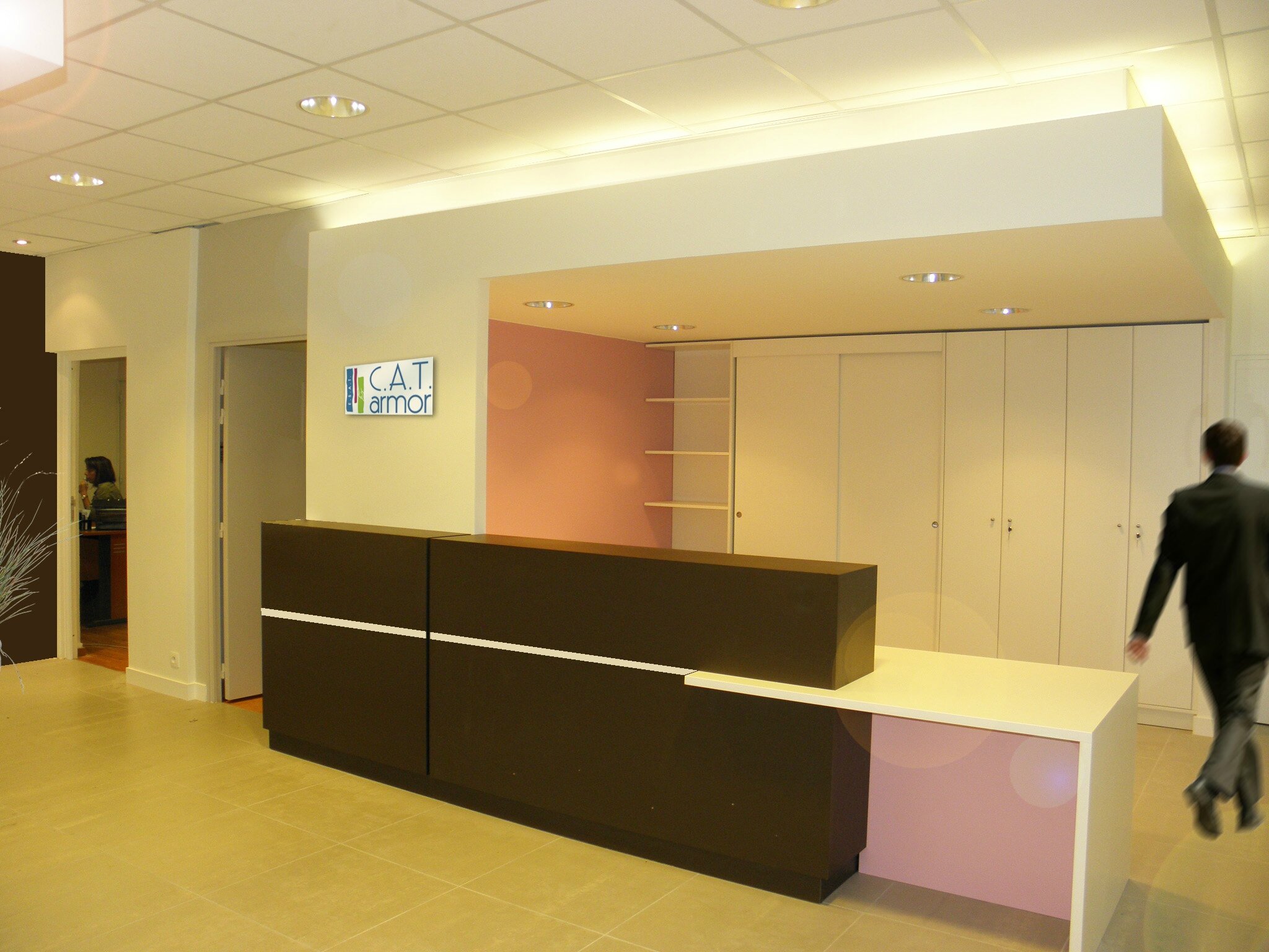 CAT ARMOR Aménagement d'un accueil St Malo (35) 2012 Atelier