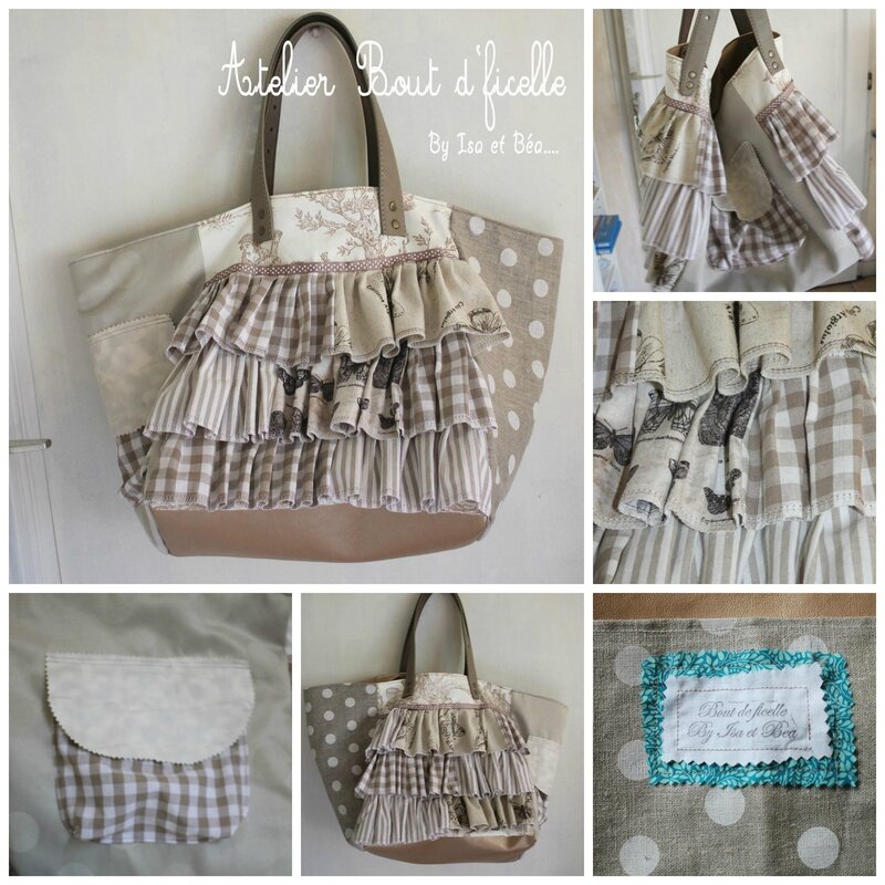 atelier bout d'ficelle - sac frou frou 1 by isa