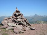 Lac d'Arlet, pic d'Aillary, sommet cairn