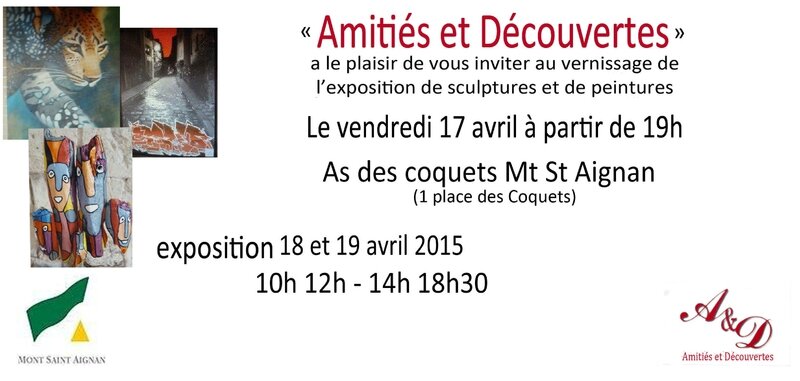 invitation Exposition Mont Saint Aignan