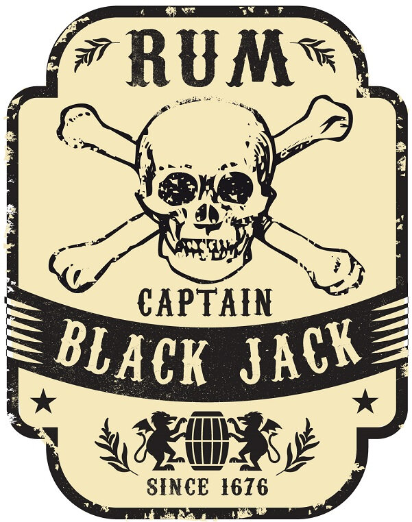 label pirate skull rum printable rhum Birthday 16