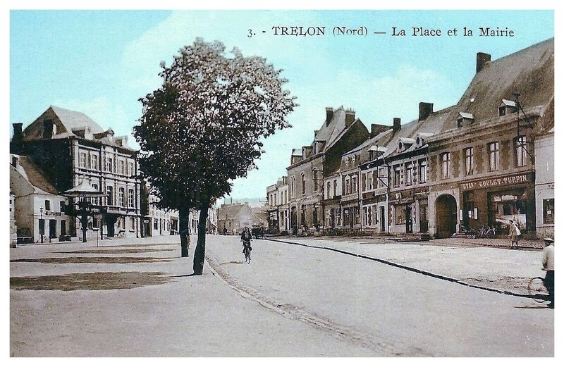 TRELON-La Plac e et la Mairie 1