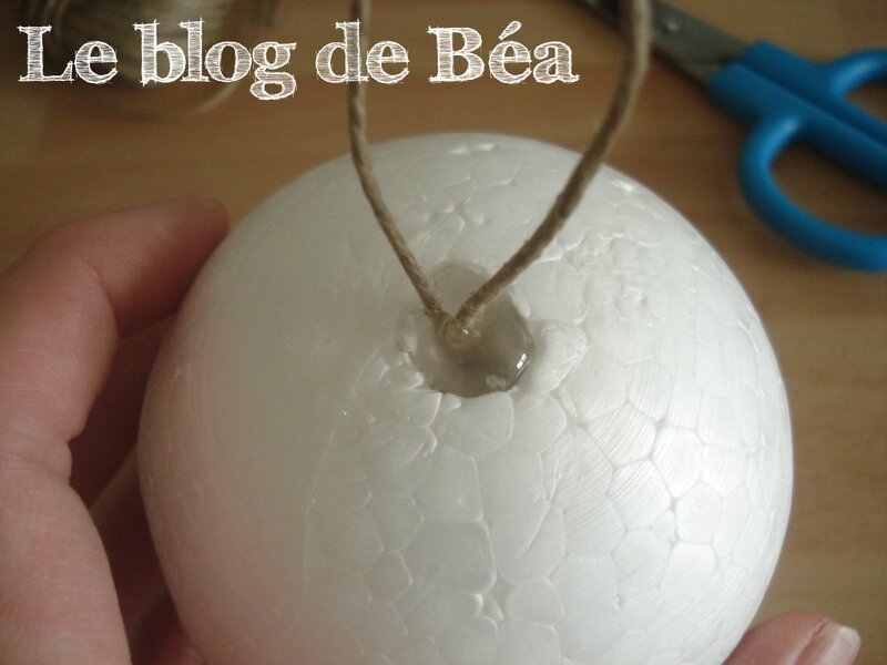 DIY boules de Noël