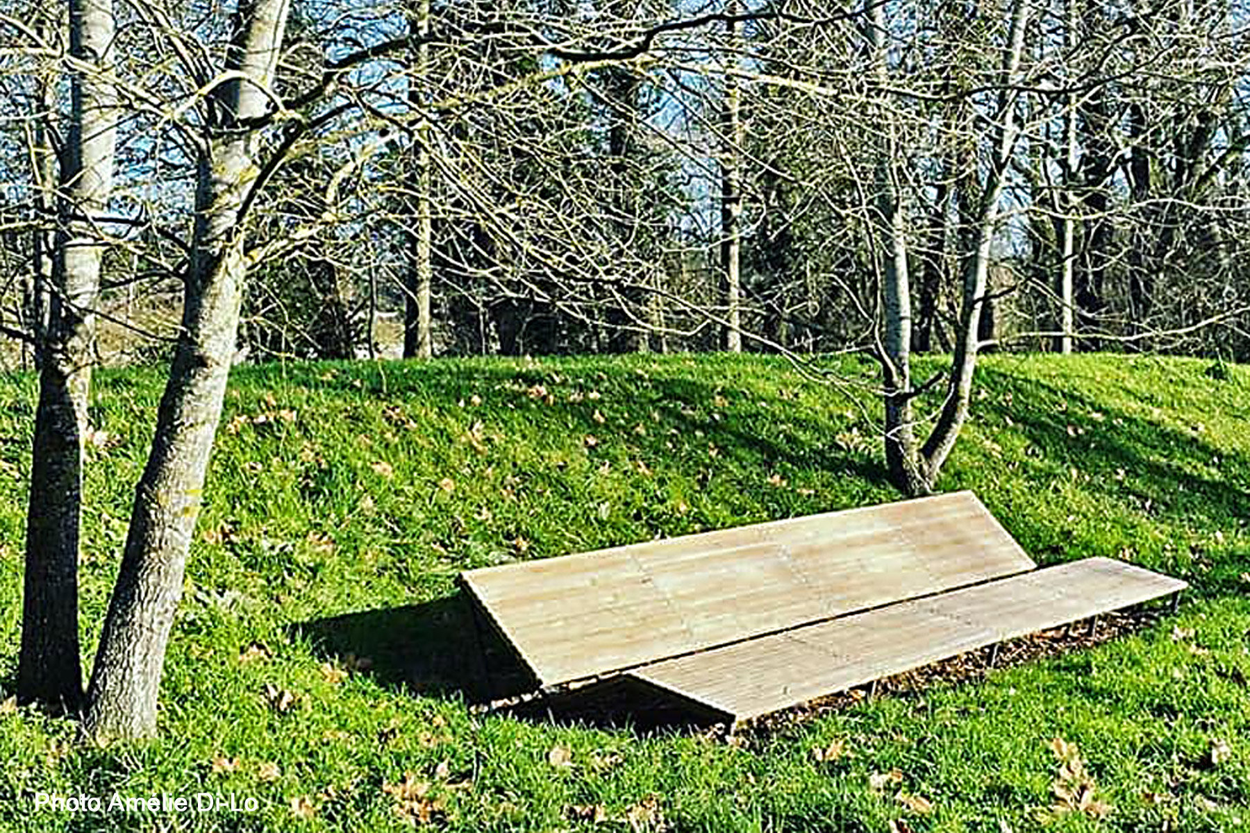 Banc relax en bois....