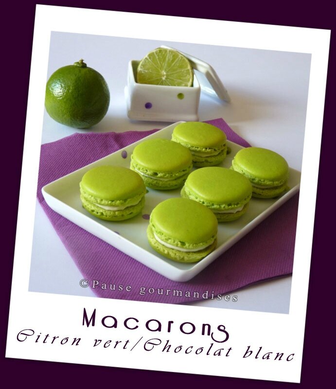 1-Macarons ganache montée citron vert (30)