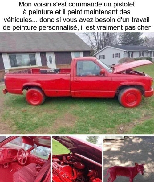 peinture personnalisée