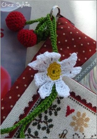 Détail fleur crochet