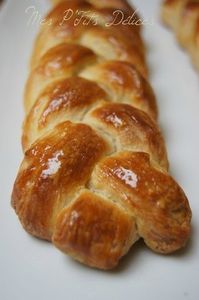 recettes Petites brioches feuilletées et tressées